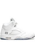Air Jordan 5 Retro Metallic Silver Sneakers