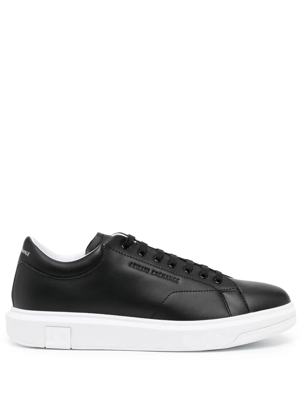 Armani Exchange Leather Low-Top Sneakers