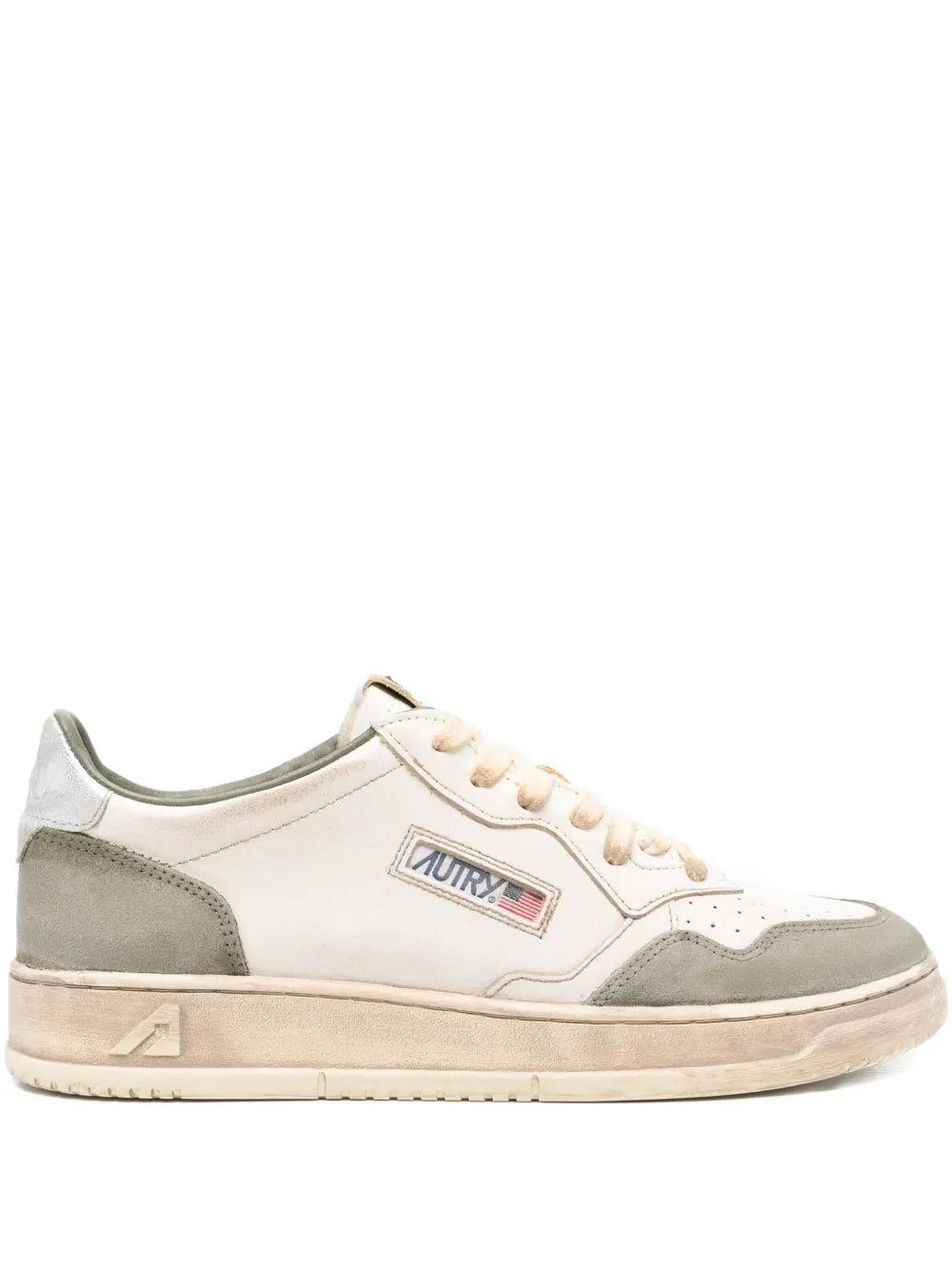 Autry Leather Panelled Sneakers
