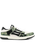 Amiri Camo Skel Lace-Up Sneakers