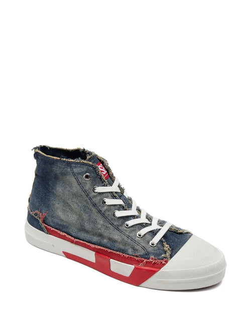 Diesel S-D-Verse Mid Ii Frayed Sneakers