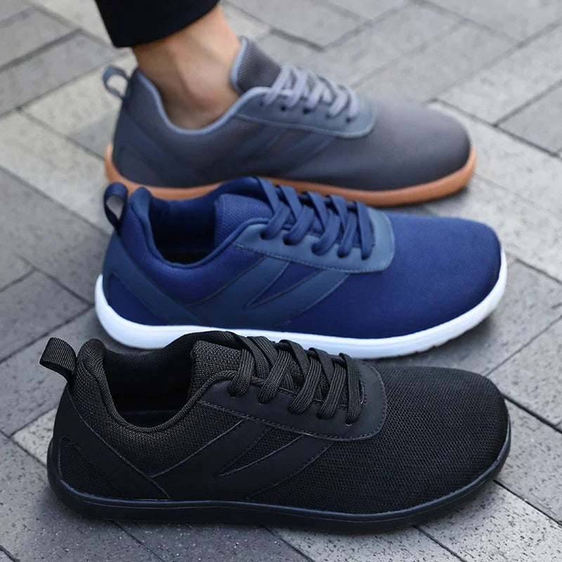 Men's Barefoot Shoes with Loose Sole Wide Toe Box Walking Sports Shoes Street Fashion and Casual Shoes New Model 2025 Skateboard